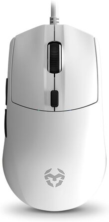 KROM Kabala – Бездротовий ігровий набір з мембранної клавіатури RGB Rainbow, 6 антибліндів, оптична миша 800-4800 DPI, іспанська розкладка, сумісний з ПК, чорний (Klass Spanish)