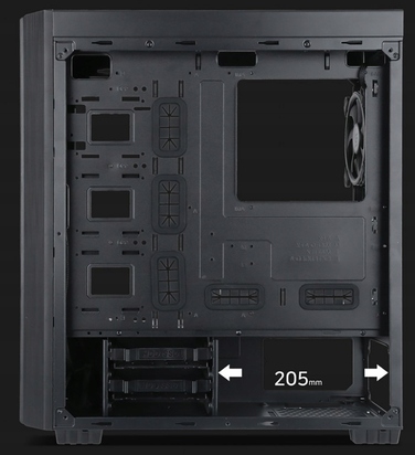 Корпус Gembird K500 Midi Tower, чорний