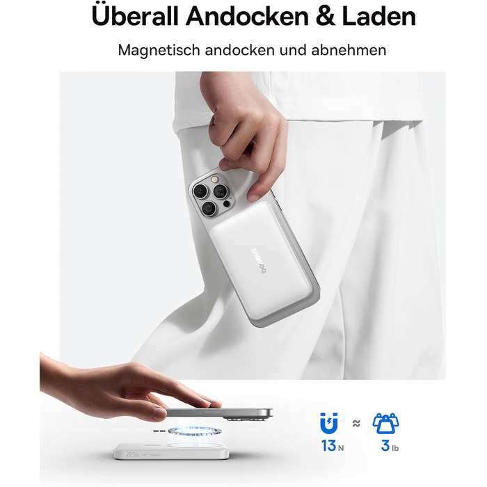 Power Bank Baseus EnerFill MagSafe 10000mAh з PD 22.5W та бездротовою зарядкою 15W для iPhone