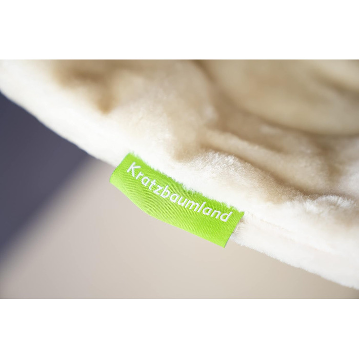 Клітка-лежанка для котів Kratzbaumland, сумісна з Natural Paradise та Woody, 50 см, кремовий плюш (замінна частина)