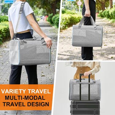 Сумка для собак Cinnani: переноска, сумка через плече для подорожей, міцна, з якісних матеріалів (темно-сіра)