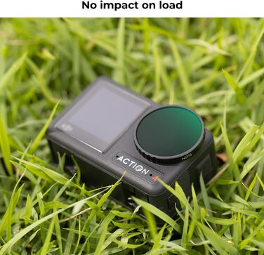 Фільтри K&F Concept ND/CPL для DJI Osmo Action 4/5 PRO - Набір 4 шт. (ND8, ND16, ND32, ND64)