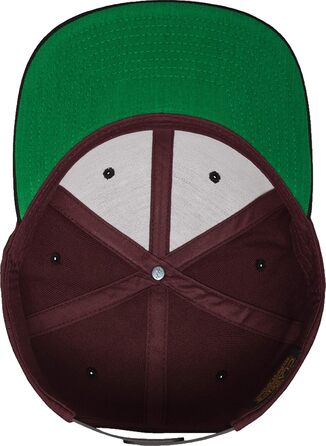 Кепка Baddery Tuner Cap Flexfit Snapback Kolben - для чоловіків та жінок, універсальний розмір (Maroon)