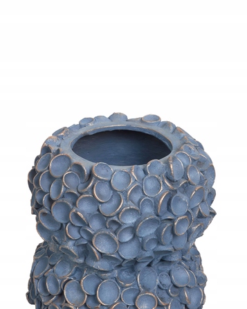 Керамічна ваза для квітів MUZAKI, 52 см, синя