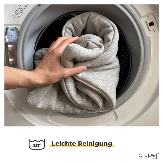 PiuPet® Обігріваюча лежанка для котів | Підходить для котів до 7 кг | Для всіх стандартних радіаторів | Аксесуари для котів | Місце для сну кота | Аксесуари для котів 42 x 27 x 13 см Сірий