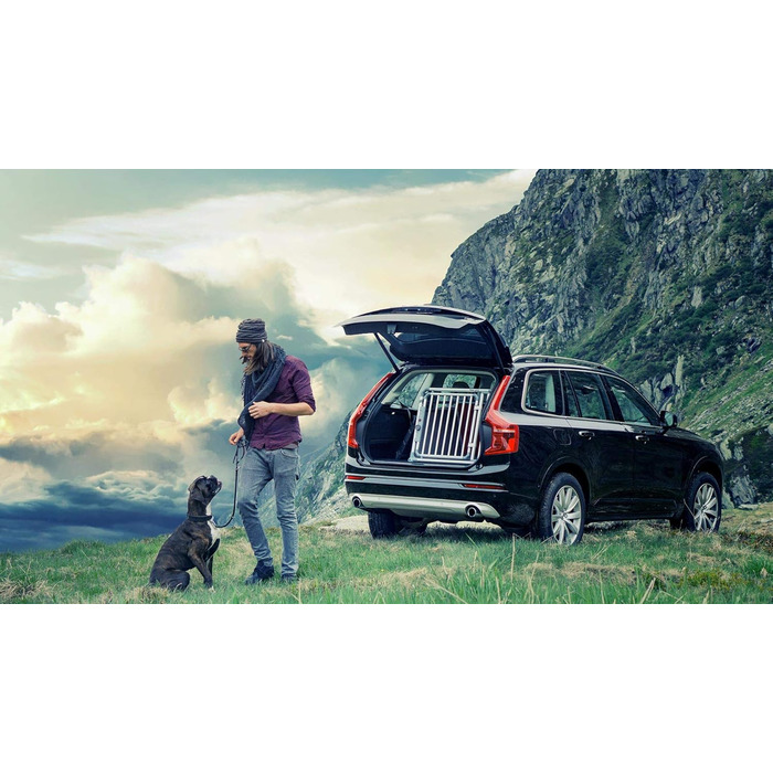 Клітка для собак 4PETS Pro 3, розмір M, до 40 кг, алюмінієва, сертифікована TÜV