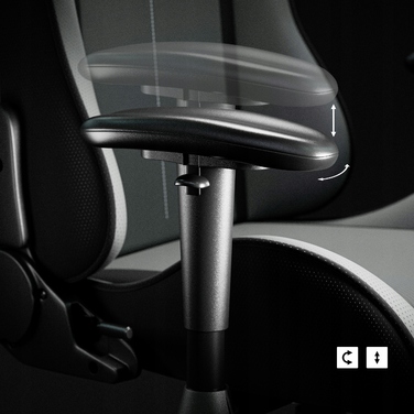 Ігрове крісло Diablo Chairs X-Starter, тканина, сіре