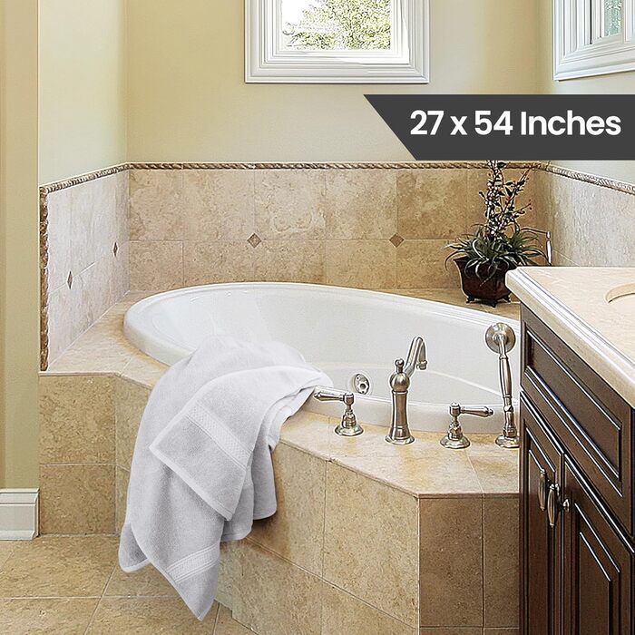 Комплект банних рушників Utopia Towels, сріблясті – 100% бавовна, 600 г/м², швидковисихаючі, дуже поглинаючі, м'які, 4 шт.