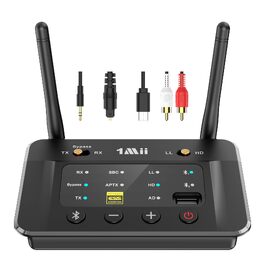 Bluetooth 5.3 трансмітер та ресивер 1Mii B03S для телевізора та стереосистеми