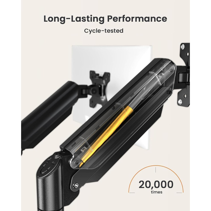 Кріплення для моніторів ErGear 2 шт. (17-32 дюйми), чорний, для ігор, 2-10 кг, VESA 75/100