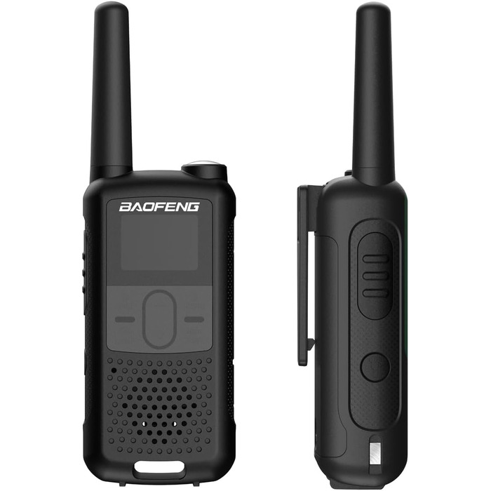Baofeng GT-22, license-free PMR 446 Walkie Talkie Set, professional radio, up to 3km range, 16 channels, rechargeable radio with headset (2 pieces)