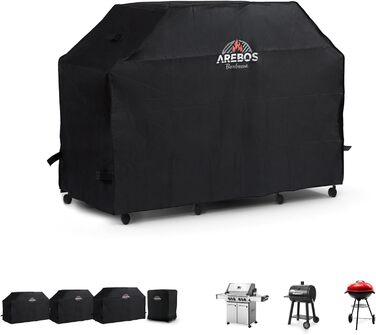 Чохол для гриля Arebos 152x71x112 см, водонепроникний захисний чохол для газового гриля, BBQ, пилозахисний, для вулиці
