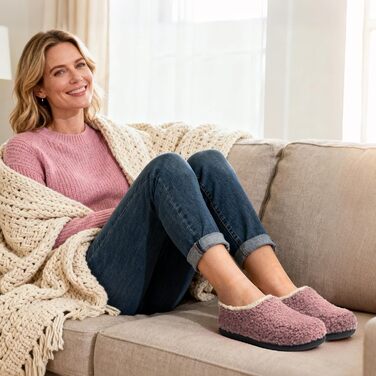 Домашні тапочки RockDove Nomad для жінок з пам'яттю піни, рожеві, 39/40 EU