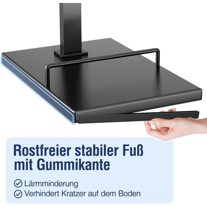 Підставка для пилососа Dyson – сумісна з V15, V12, V11, V10, V8, V7, V6 – автономна з кріпленням для аксесуарів – економія місця, без свердління