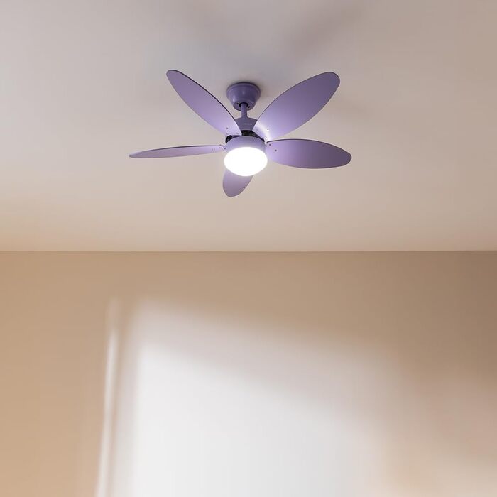 Стельовий вентилятор Cecotec EnergySilence Aero 4260 Purple 40W з LED підсвіткою, пультом, таймером та 6 швидкостями