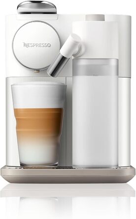 Nespresso De'Longhi EN640.W Gran Lattissima Coffee Capsule Machine with Automatic Milk System, 19 Bar Pressure, 1400W, White