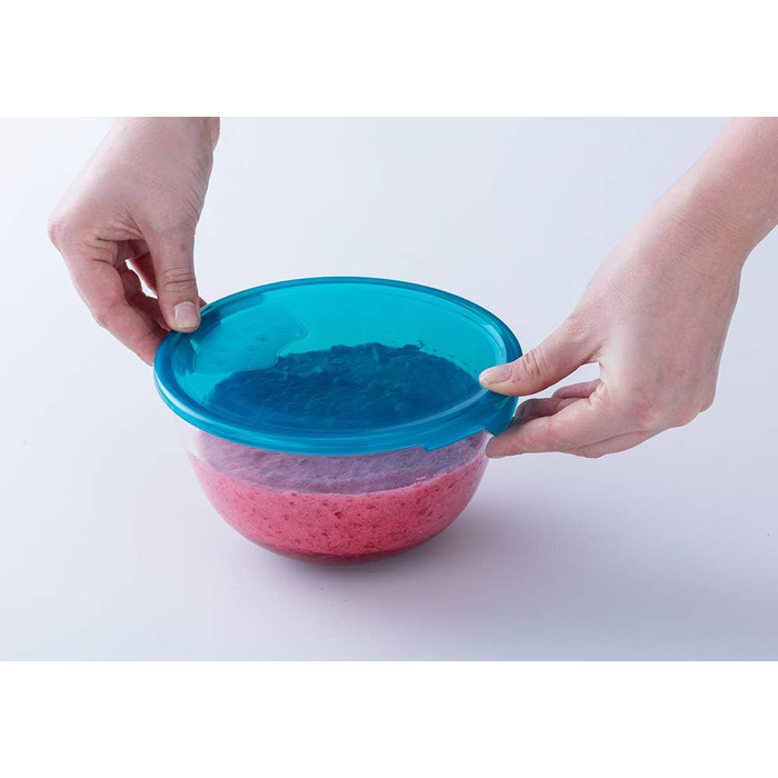 Pyrex® Prep & Store Glass Bowls with Lids, durable, 0.5 l, 1 l, 2 l, BPA-free, set of 3