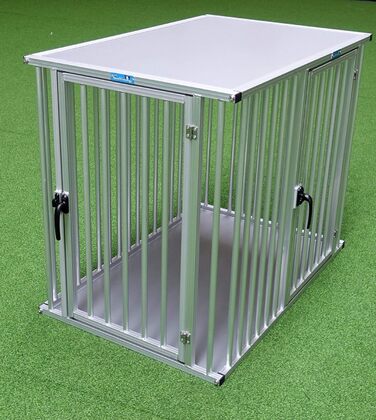 Callieway® ALU DOGBOX - алюмінієва переносна клітка для собак (XL/XXL)