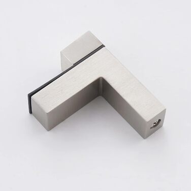 KES Shower Shelf for Hanging, Bathroom Shelf, Wall Shelf, Shower Glass Shelf, 8mm Shower Shelf, Bathroom Shelf, Tempered Glass with Shelf Supports 60cm Brushed Nickel, BGS3201S60-2 (40 CM, Brushed Nickel)