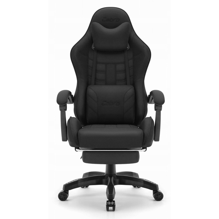 Ігрове крісло Cabro C501, чорна тканина