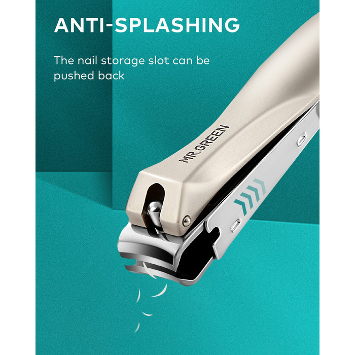 Професійний набір для стрижки нігтів Mr. Green з збирачем для жінок та чоловіків, різних розмірів (2 шт.)