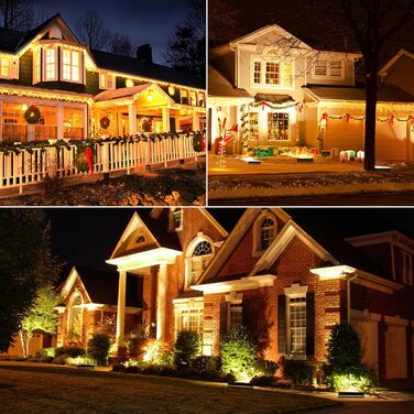 LED Flood Lights Outdoor 50W, 2 Pack 50000LM Wallwasher 3000K Warm White Spotlights IP66 Waterproof Outdoor Lights Floodlights for Gardens Courtyards Hallways Doors Hotel