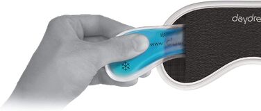 Маска для сну Daydream Liberty Classic з охолоджувальним кишеньком - чорна (B-1002K)