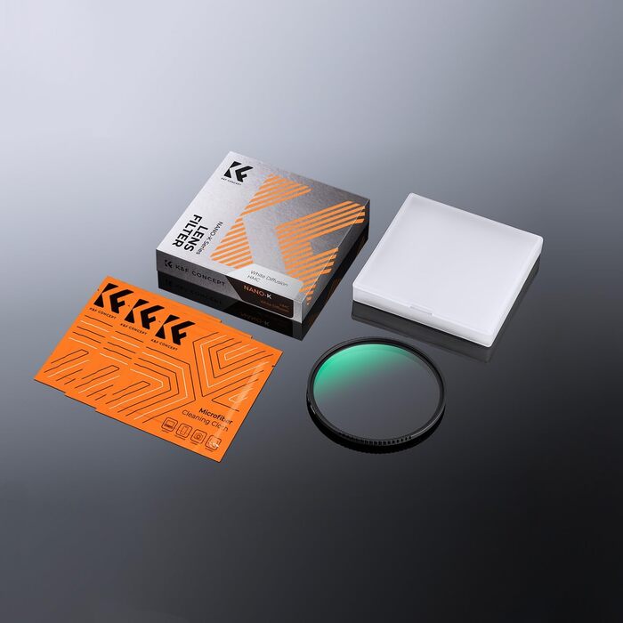 Фільтр для розмиття Nebel-Effekt K&F Concept 82mm Mist Filter для фотографії пейзажів та портретів (Nano-Klear)