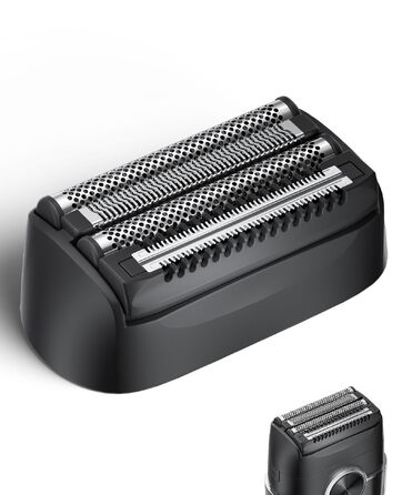 Електробритва чоловіча Kensen Mini Foil Shaver USB-C, водонепроникна, для сухого гоління бороди та обличчя, чорна