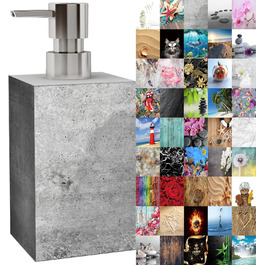 Дозатор мила | Сучасний дозатор мила для ванної кімнати | Стильний дизайн, бетон