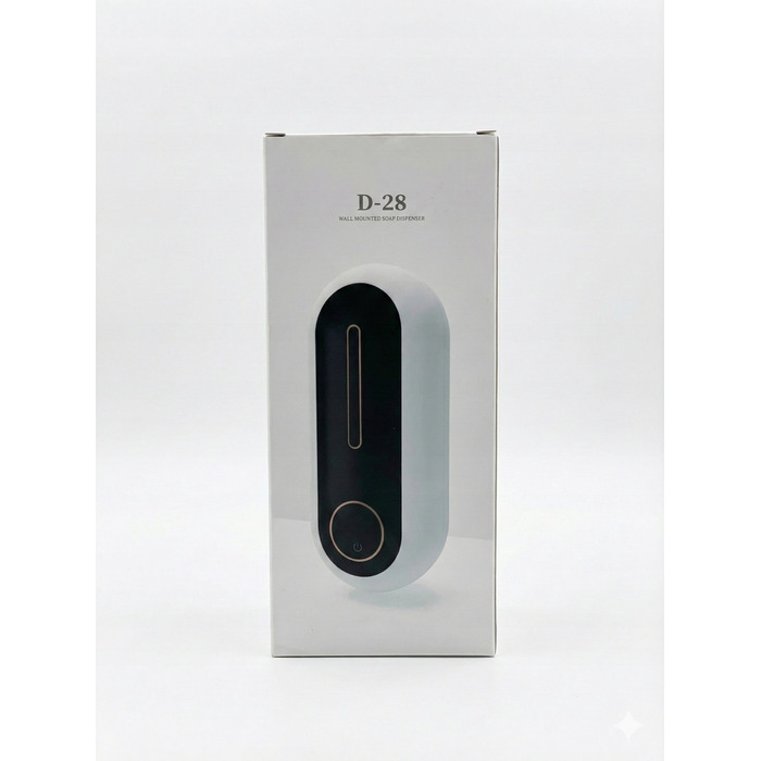 Безконтактний автоматичний дозатор для мила, настінний, USB, 350 мл, LED, сучасний дизайн