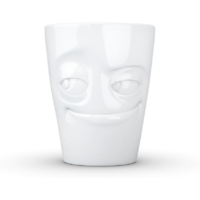 Fiftyeight, Porcelain, Handle Mugs 2-Piece Set, Grumpy and Mischievous, 350 ml Handle Cups