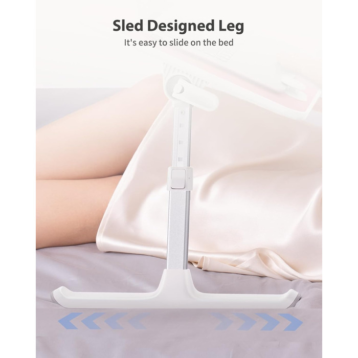 SAIJI Підставка для ноутбука на ліжко - регульована висота, складний столик для дивану/підлоги, для роботи/навчання/читання/їжі, підходить для ноутбуків до 17 дюймів (52*30 см), Рожевий