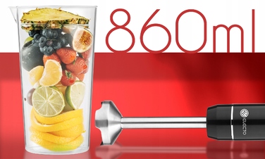Ручний блендер Electo MaTaglio 1200 Вт, сріблястий/сірий