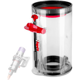 Прозорий контейнер для пилу SQLJYU для пилососів Dyson V10, SV12, SV13, SV27 - замінна частина