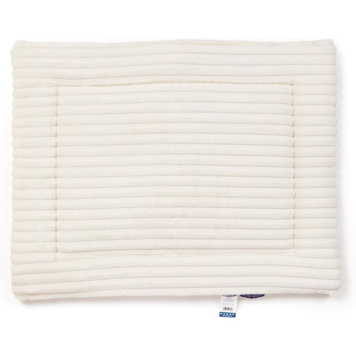 Килимок для собак Wallace & Jones Cardi, 60 x 45 см, бежевий, для маленьких собак, знімний, плюшевий