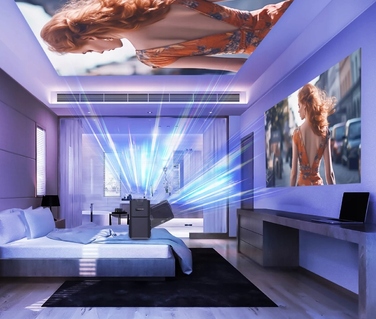 LED-проектор Heelly, 1280x720, Wi-Fi, чорний, з підтримкою USB