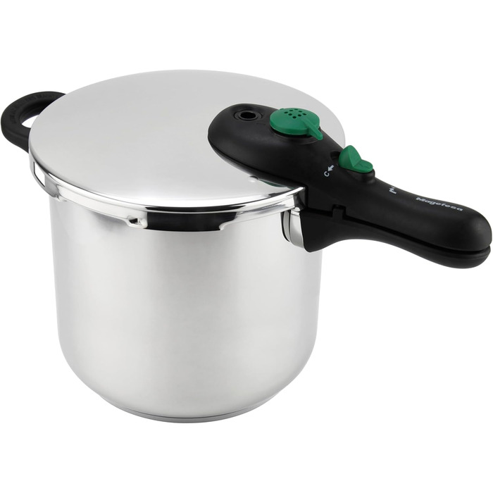 Magefesa DYNAMIC - Pressure Cooker, Stainless Steel 18/10, 5 Safety Systems, Easy Handling, Suitable for All Cooktops, Including Induction (7.5L) 7.5 l