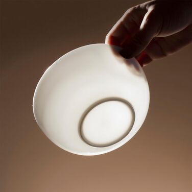 Сервіз HIKAA на 6 осіб, 18 предметів, з кісткового фарфору, набір тарілок, безпечний для мікрохвильової печі та посудомийної машини, для дому, весіль, легкий та довговічний (білий)