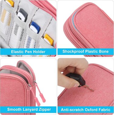 Органайзер для USB-флеш-накопичувачів Lacdo: кейс для USB-флешок, кабелів, SanDisk, Samsung, Rosa