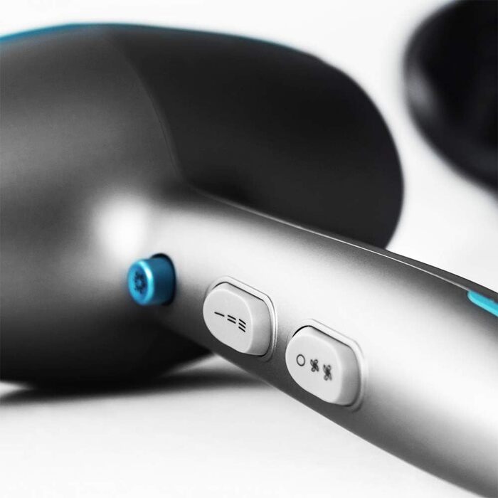 Фен Cecotec Bamba IoniCare 5300 Maxi Aura: 2200 Вт, AC-двигун, холодний струмінь, дифузор та концентратор, чорний