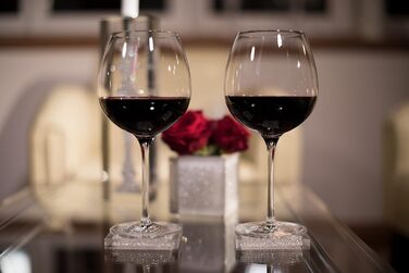 Luxurious Coaster Embellished with Swarovski Crystals / Elegant Table Decoration (1 piece - ) (Transparent)