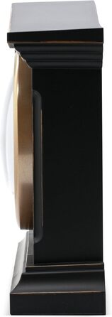 Towcester Clock Works Co. Falkenburg Mantle Clock, Plastic, Black, One Size