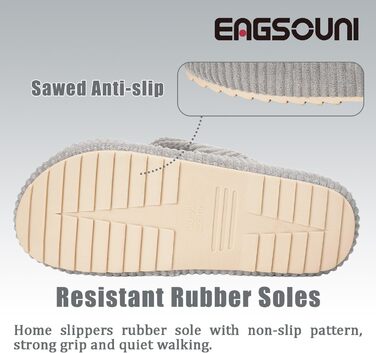 Жіночі домашні тапочки з Memory Foam, сірі. Зручні тапочки з перехресними ремінцями для дому та сну. Антиковзаюча підошва, розмір 37/38 EU