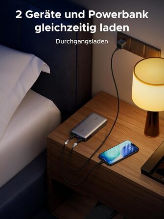 Power Bank UGREEN Nexode 145W 25000mAh з 3 USB-C портами та цифровим дисплеєм. Сумісний з MacBook, iPhone, Galaxy, Dell