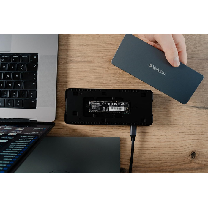 Verbatim Vi3000 NVMe SSD 1 TB: Швидкий M.2 SSD для ПК та ноутбука, PCIe Gen 3, 3.100 MB/s