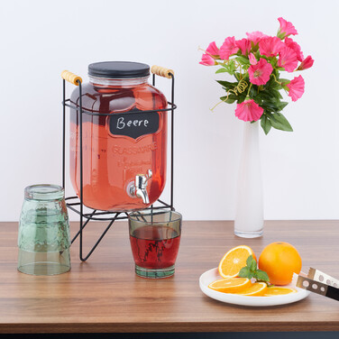 Relaxdays 4-Liter Drink Dispenser