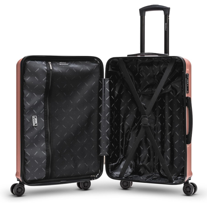 Набір валіз REDOLZ 3 шт. | Чохол ABS, TSA-замок, 4 колеса | Розміри S/M/L (Для жінок/чоловіків)