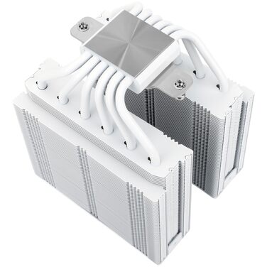 Кулер для процесора Thermalright Royal Pretor 130 Ultra White, двовежевий повітряний охолоджувач з 7 тепловими трубками для AM4/AM5, Intel LGA1851/1700/115x/2011, білий