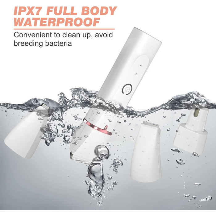 Машинка для стрижки собак Leise, 4 в 1: стрижка тіла, обличчя, вух, подушечок лап. Ідеально для собак та котів.